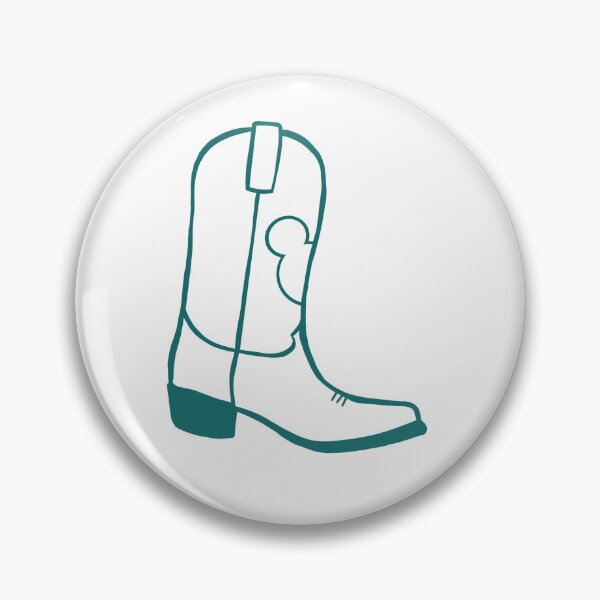 Item preview, Teal Preppy Cowboy Boot  designed and sold by meohmymagic.