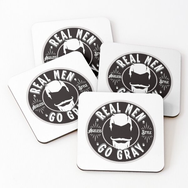 Item preview, Real Men Go Gray designed and sold by agelessfitfreak.