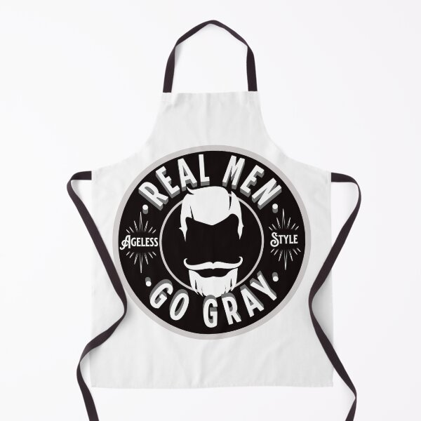 Item preview, Real Men Go Gray designed and sold by agelessfitfreak.