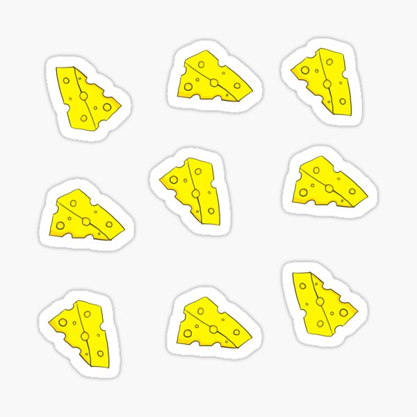 Cheese Stickers | Redbubble
