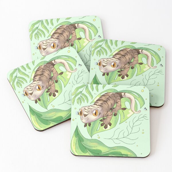 Item preview, Tiger Crested Gecko - Summer designed and sold by ConvenientCat.