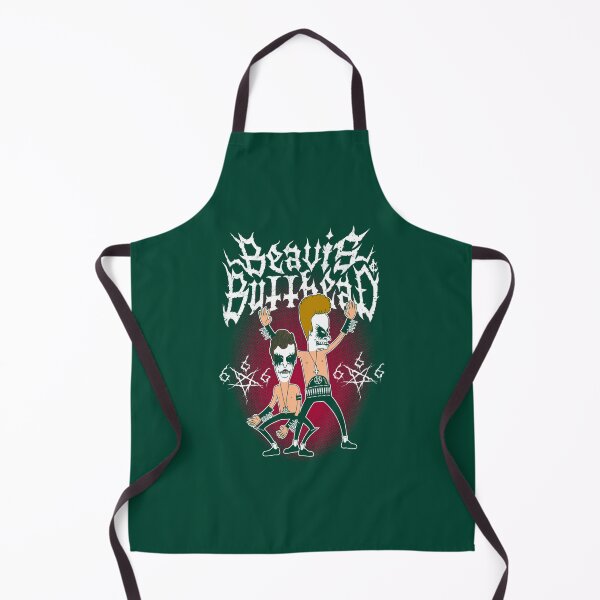 Item preview, Black Metal Buttheads - Funny Heavy Metal - 90_s Cartoon   designed and sold by plastisol.