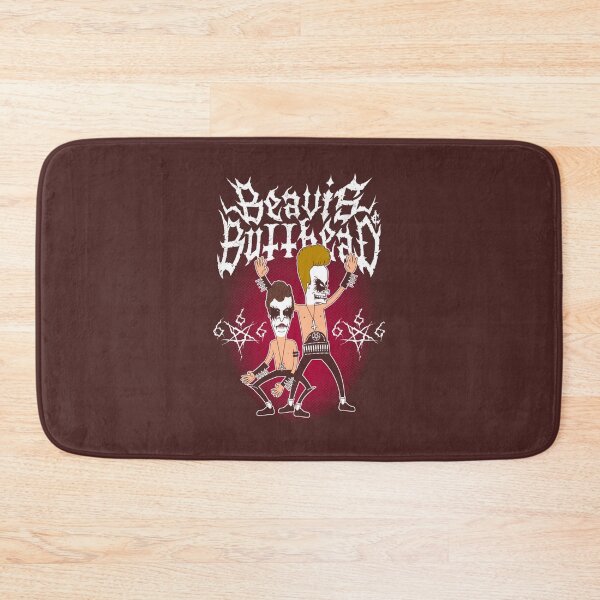 Item preview, Black Metal Buttheads - Funny Heavy Metal - 90_s Cartoon   designed and sold by plastisol.