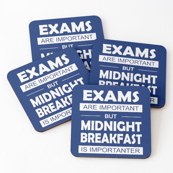 Item preview, Exams Are Important But Midnight Breakfast Is Importanter designed and sold by FunnyClever.