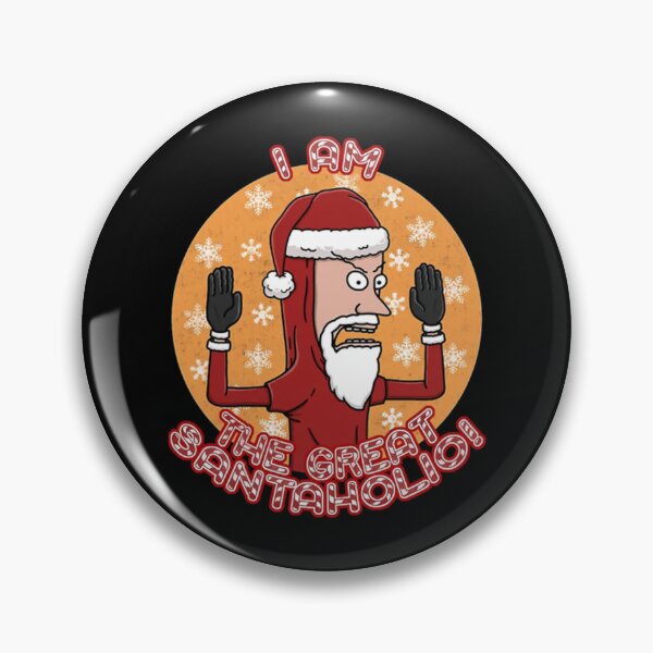 Item preview, I AM THE GREAT SANTAHOLIO Beavi.And Buttheads -   designed and sold by plastisol.