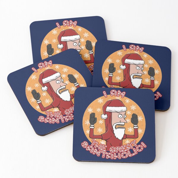 Item preview, I AM THE GREAT SANTAHOLIO Beavi.And Buttheads -   designed and sold by plastisol.