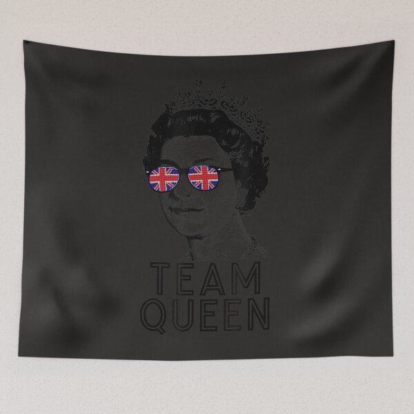 Item preview, Team Queen Platinum Jubilee Union Jack Flag  Years Queen  designed and sold by bagenajayib.