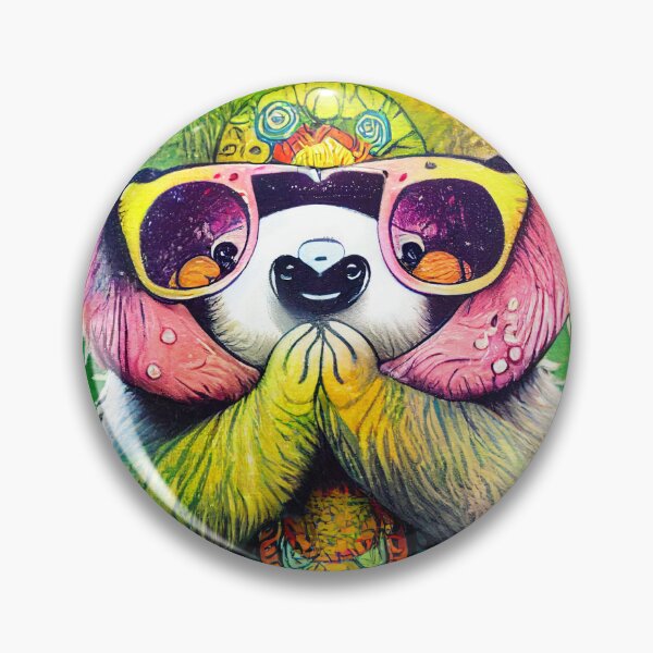 Item preview, Cutest hippie sloth doing yoga designed and sold by Studiowatermars.