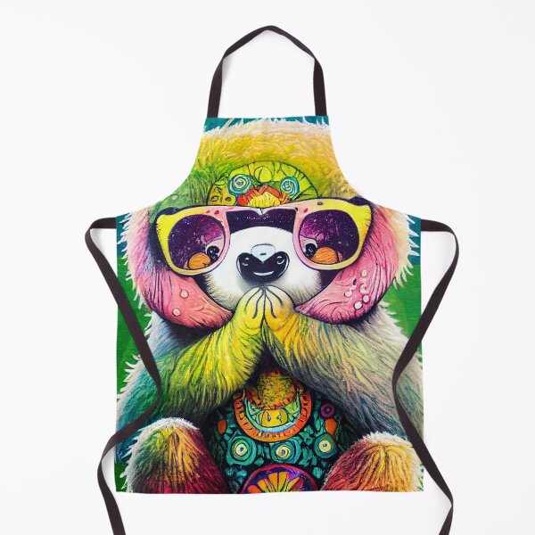 Item preview, Cutest hippie sloth doing yoga designed and sold by Studiowatermars.