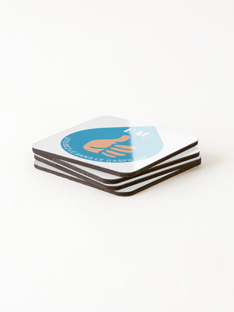 Thumbnail 4 of 5, Coasters (Set of 4), Water designed and sold by RendoRed.