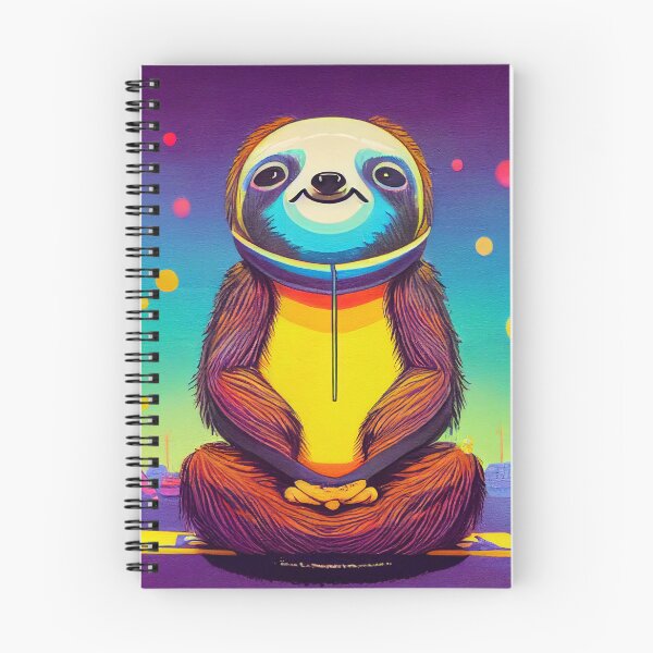 Item preview, Cutest sloth doing yoga designed and sold by Studiowatermars.