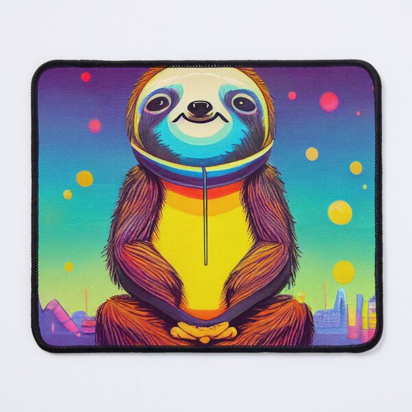 Item preview, Cutest sloth doing yoga designed and sold by Studiowatermars.