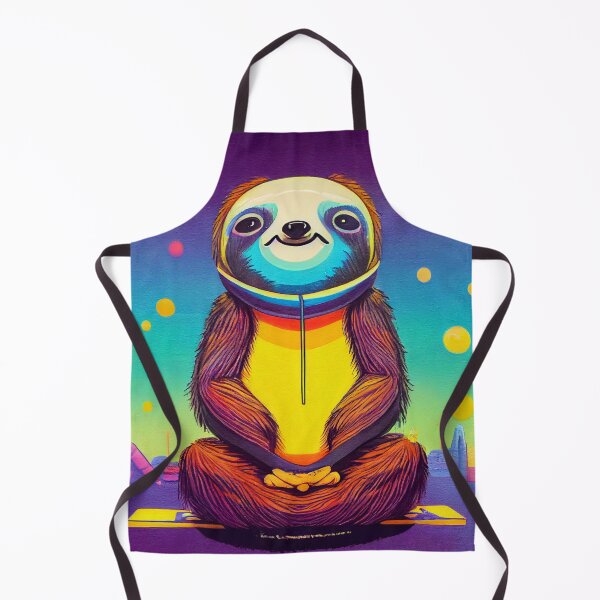 Item preview, Cutest sloth doing yoga designed and sold by Studiowatermars.