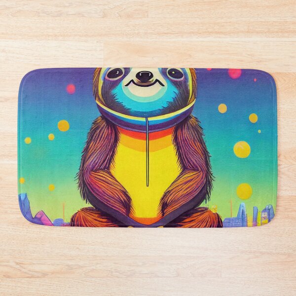 Item preview, Cutest sloth doing yoga designed and sold by Studiowatermars.