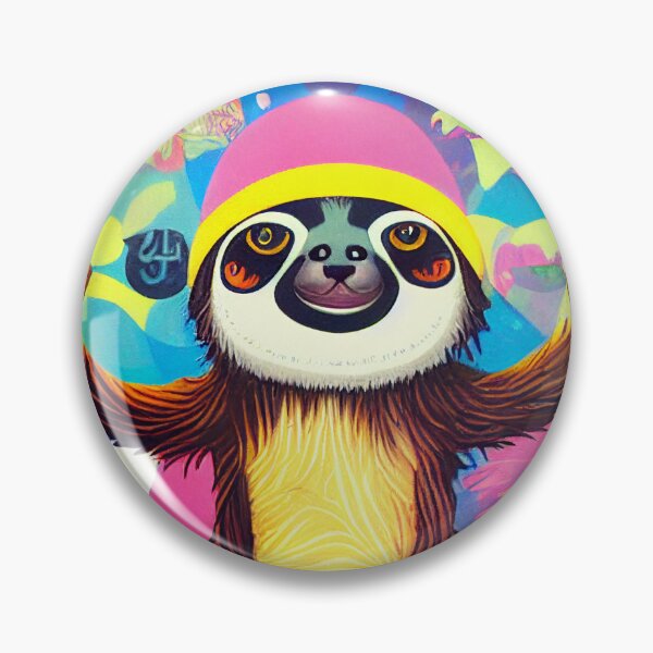 Item preview, Colorful cutest sloth doing yoga designed and sold by Studiowatermars.