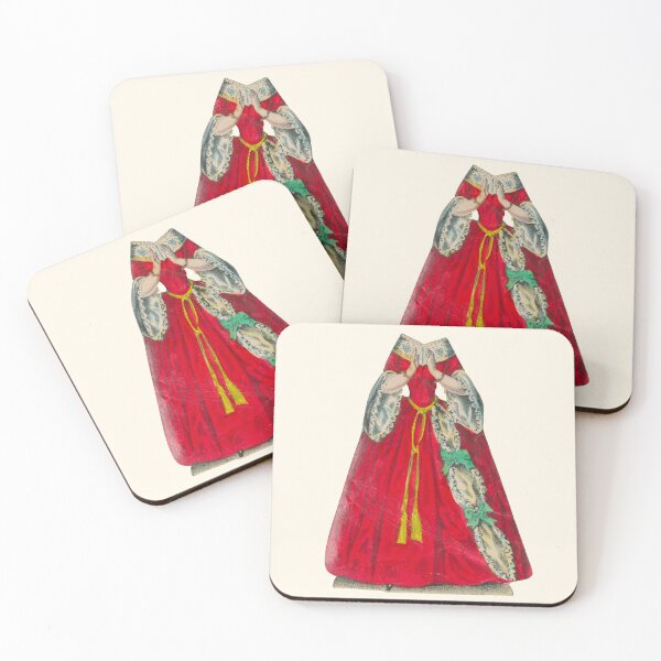 Item preview, Red Dress with White Lace designed and sold by Archaicarts.