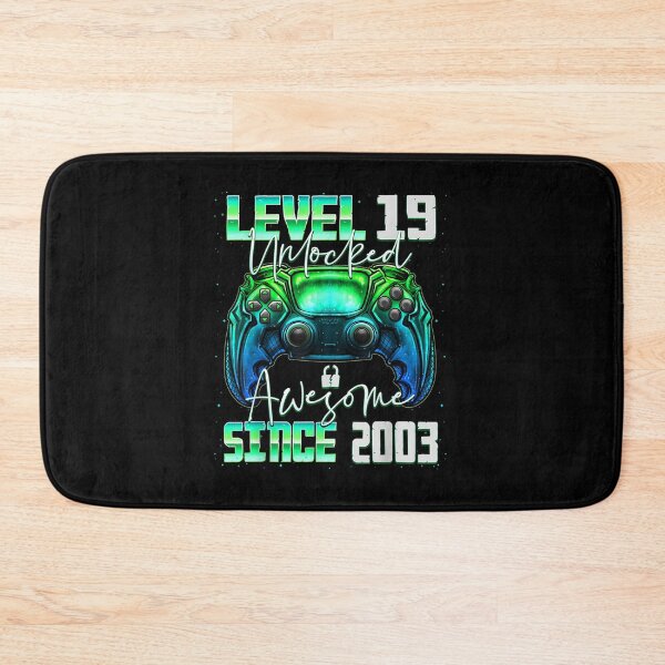 Item preview, Level 19 Unlocked Awesome Since 2003 19th Birthday Gaming designed and sold by Ernieaustin.