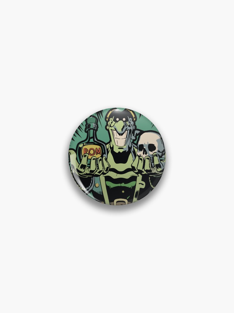 Treasure Island Dr. Livesey Rom & Skull - Treasure Island - Pin