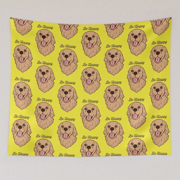 Item preview, Be happy with the cute Golden Retriever designed and sold by Chee Sim.