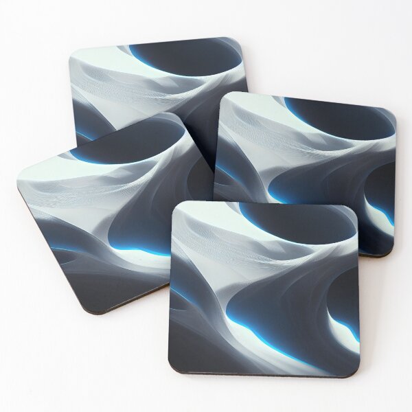 Item preview, Abstract blue and white waves background. Azure vibrant colors. designed and sold by Marcin Jozwiak.