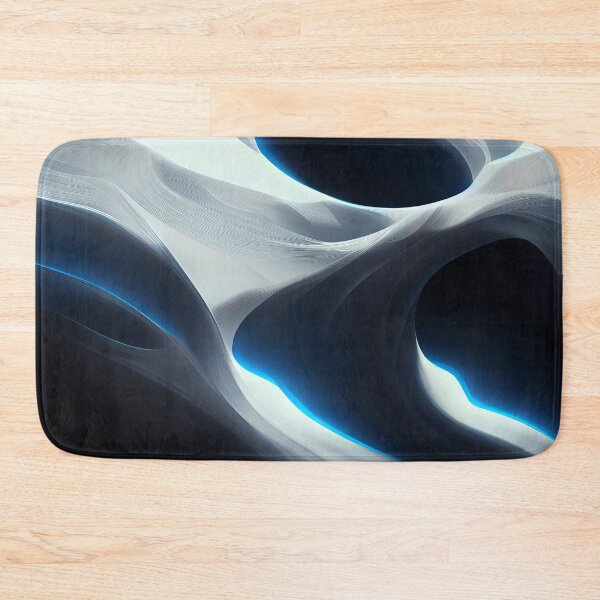 Item preview, Abstract blue and white waves background. Azure vibrant colors. designed and sold by Marcin Jozwiak.