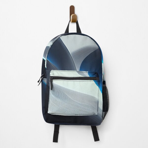 Item preview, Abstract blue and white waves background. Azure vibrant colors. designed and sold by Marcin Jozwiak.