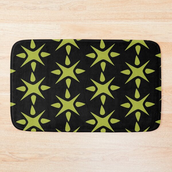 Item preview, Large Geometric abstract snowflake in green designed and sold by AngelDawnDesign.