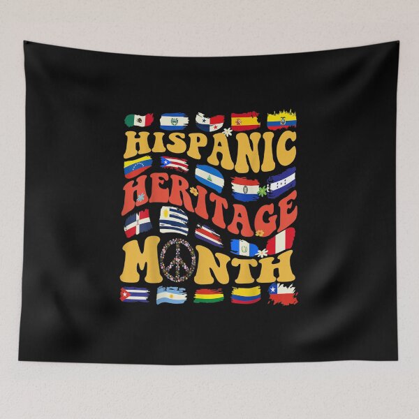 Aperçu de l'œuvre Les pays hispanophones signalent le mois du patrimoine hispanique créée et vendue par Aronjoh.