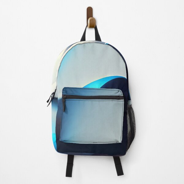 Item preview, Abstract blue and white waves background. Azure vibrant colors. designed and sold by Marcin Jozwiak.