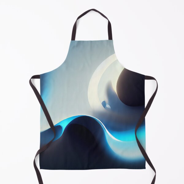 Item preview, Abstract blue and white waves background. Azure vibrant colors.  designed and sold by Marcin Jozwiak.