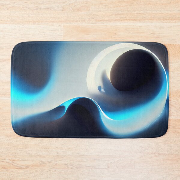 Item preview, Abstract blue and white waves background. Azure vibrant colors.  designed and sold by Marcin Jozwiak.