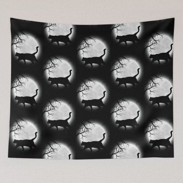 Item preview, Black Cat, Full Moon designed and sold by Cindy Howe.