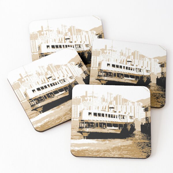 Item preview, HongKong - Duotone - Ferry designed and sold by Hell-Prints.
