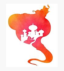 Aladdin's Story Silhouette Photographic Print