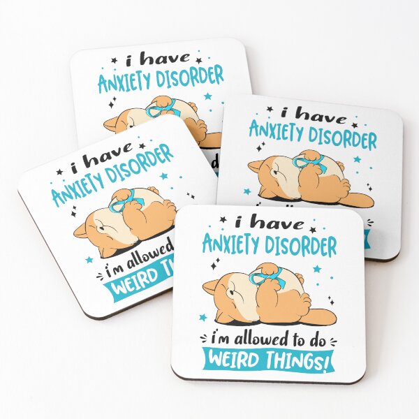Item preview, Anxiety Disorder Awareness Funny I have Anxiety Disorder i'm allowed to do Weird Things! designed and sold by JanetShop809.