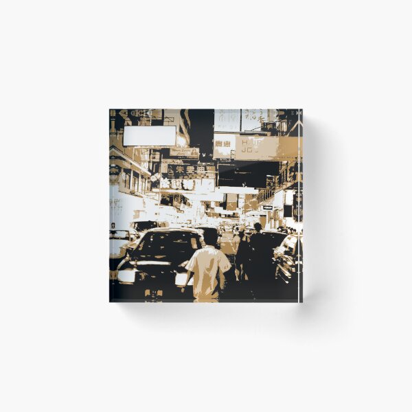 Item preview, HongKong - Duotone - Street designed and sold by Hell-Prints.