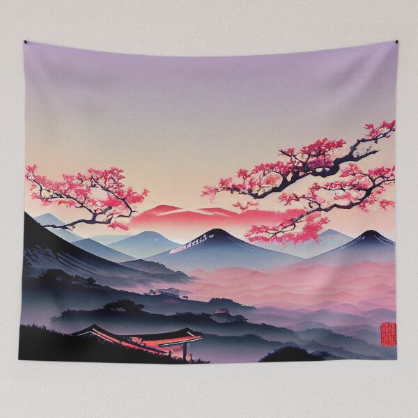 Item preview, Tani No Sakura - 谷 の 桜 designed and sold by ImaginaryDark.