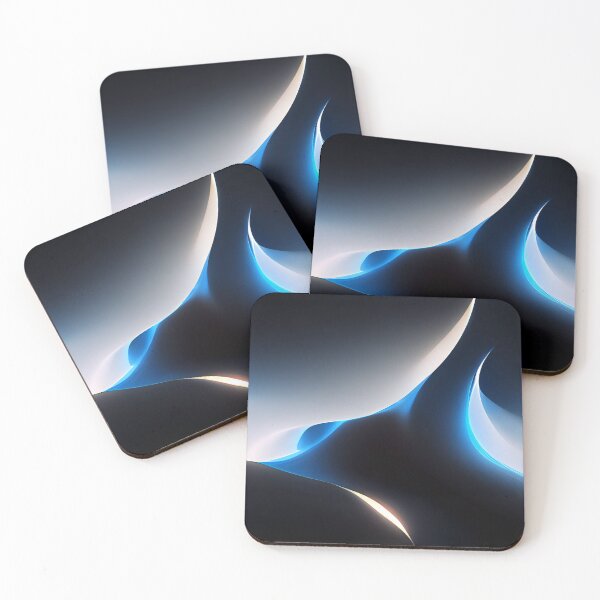 Item preview, Abstract blue and white waves background. Azure vibrant colors. designed and sold by Marcin Jozwiak.