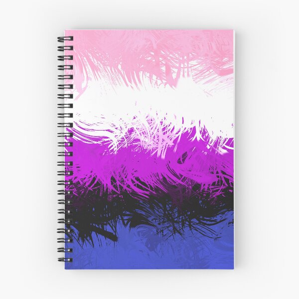 Item preview, Trippy Swirly Abstract Genderfluid Pride Flag designed and sold by Chaos Queery.