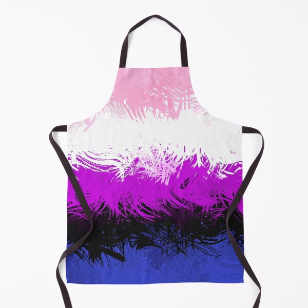 Item preview, Trippy Swirly Abstract Genderfluid Pride Flag designed and sold by Chaos Queery.