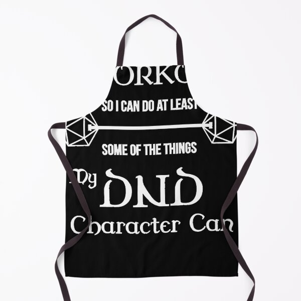 Item preview, DnD Character Workout in white Classic . designed and sold by kentochri.