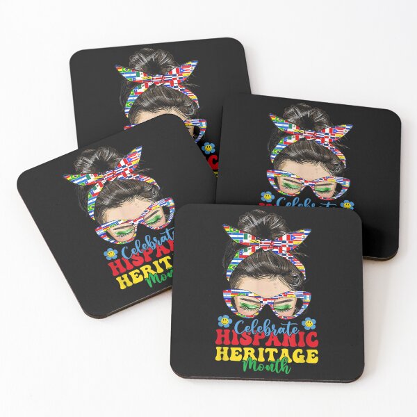 Item preview, Women National Hispanic Heritage Month Hippie Messy Bun designed and sold by Aronjoh.