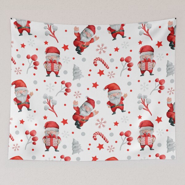 Item preview, Cute Santa Gnomes Christmas Pattern designed and sold by DigitalEffects.