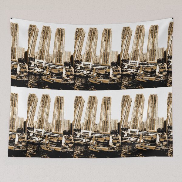 Item preview, HongKong - Duotone - Modern Living designed and sold by Hell-Prints.