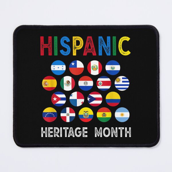 Item preview, National Hispanic Heritage Month Latin Countries Flags designed and sold by Aronjoh.