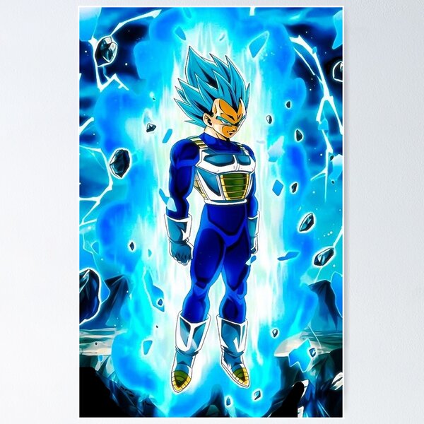 Super Saiyan Blue Vegeta Poster for Sale by creationistlife