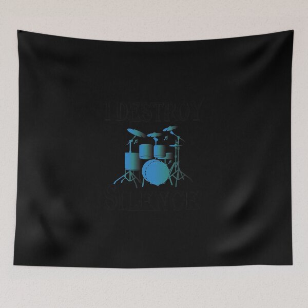 Item preview, Destruyo el regalo del baterista del silencio Camiseta clásica designed and sold by campaharpsp.