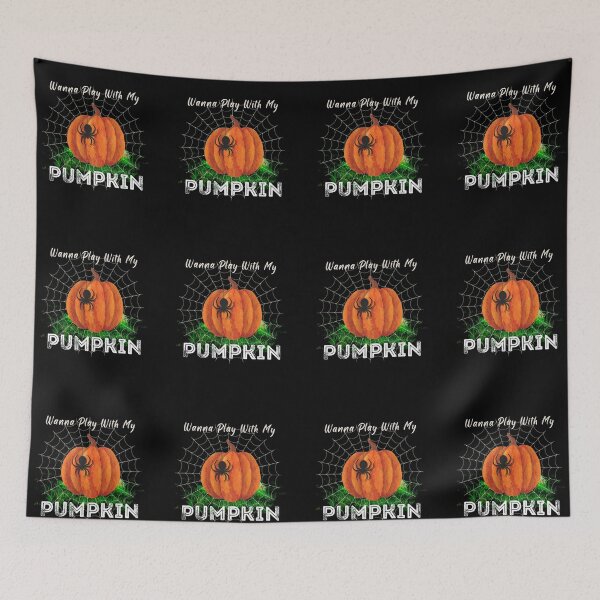 Item preview, Wanna Play With My Pumpkin (Spider Web) designed and sold by SimplyMe-Plus.