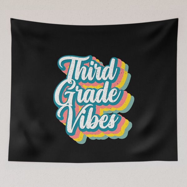 Item preview, Vintage Cool Third Grade Vibes designed and sold by Elsayed Mosaad.