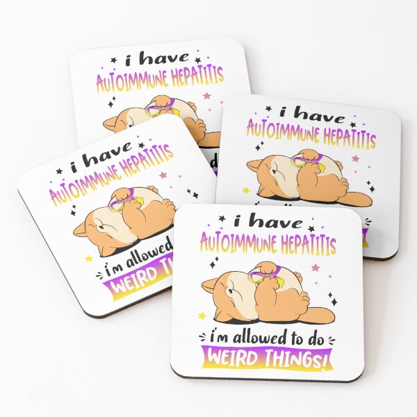 Item preview, Autoimmune Hepatitis Awareness Funny I have Autoimmune Hepatitis i'm allowed to do Weird Things! designed and sold by JanetShop809.